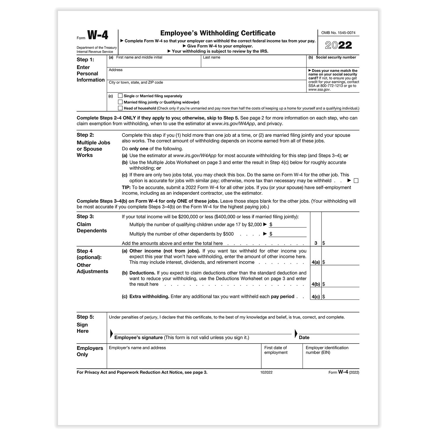 W 4 2025 Printable Form Irs Zachary R Rolland
