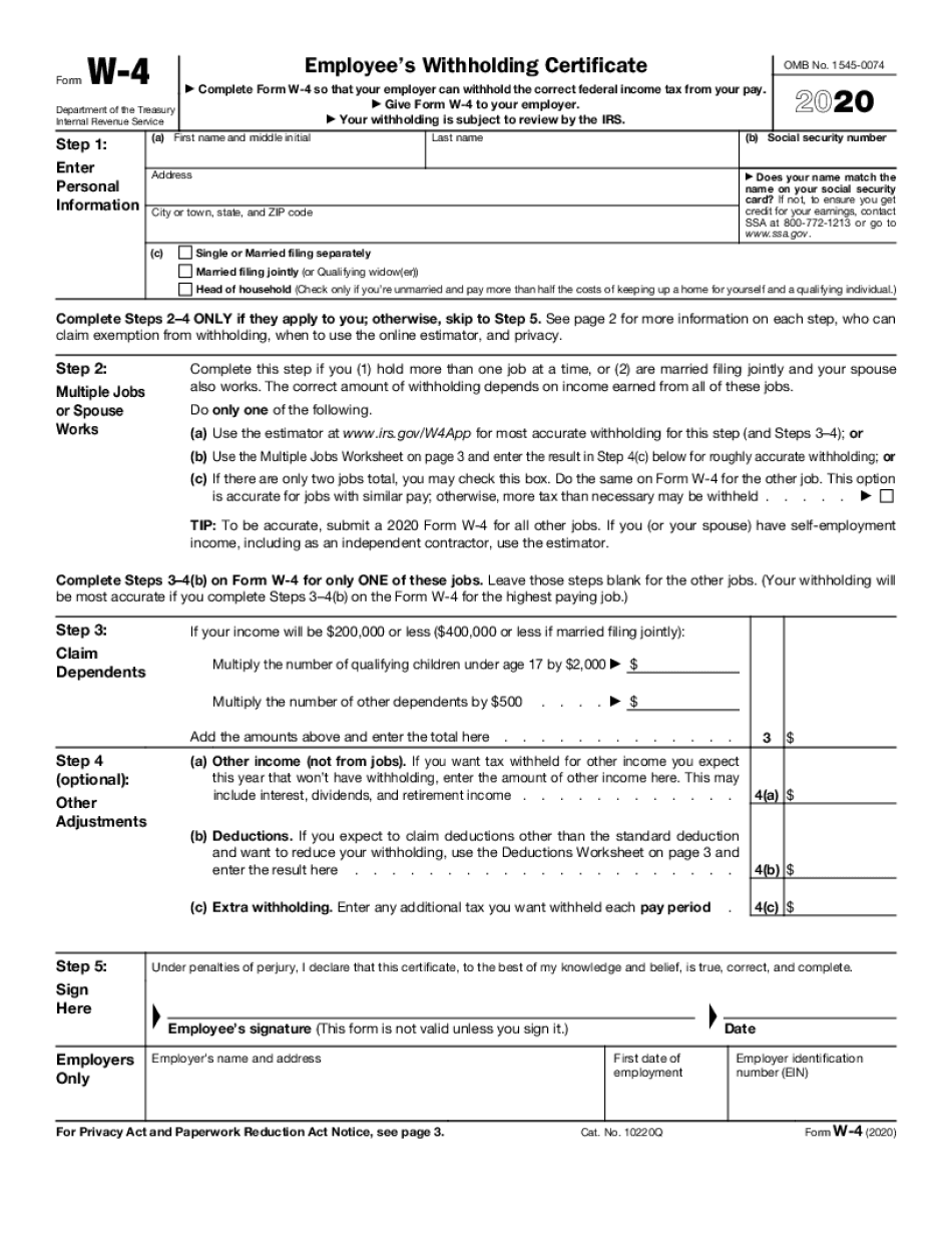 W 4 Forms Printable 2025 Parvin Mackenzie