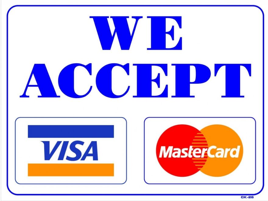 We Accept Credit Cards Sign Printable