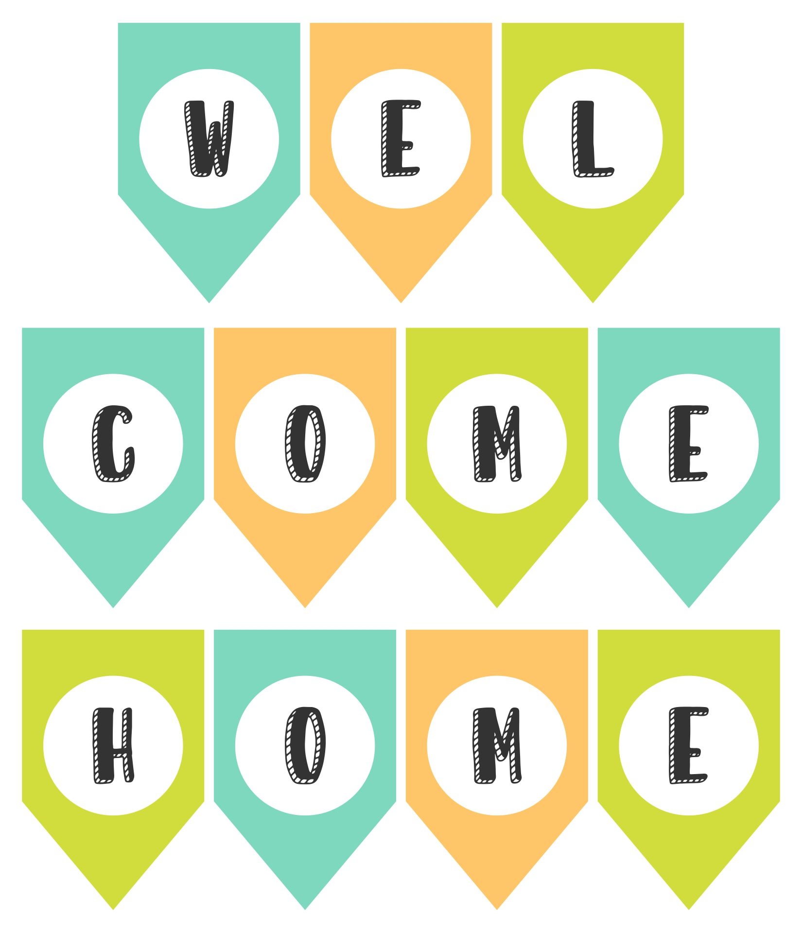 Welcome Home Signs 10 Free PDF Printables Printablee