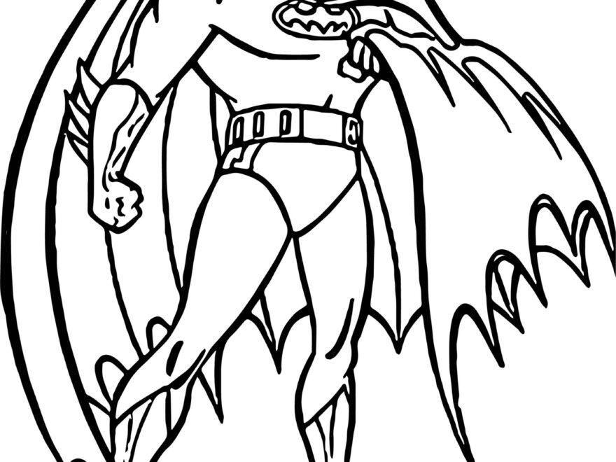 When Batman Coloring Page Wecoloringpagecom Free Printable Batman