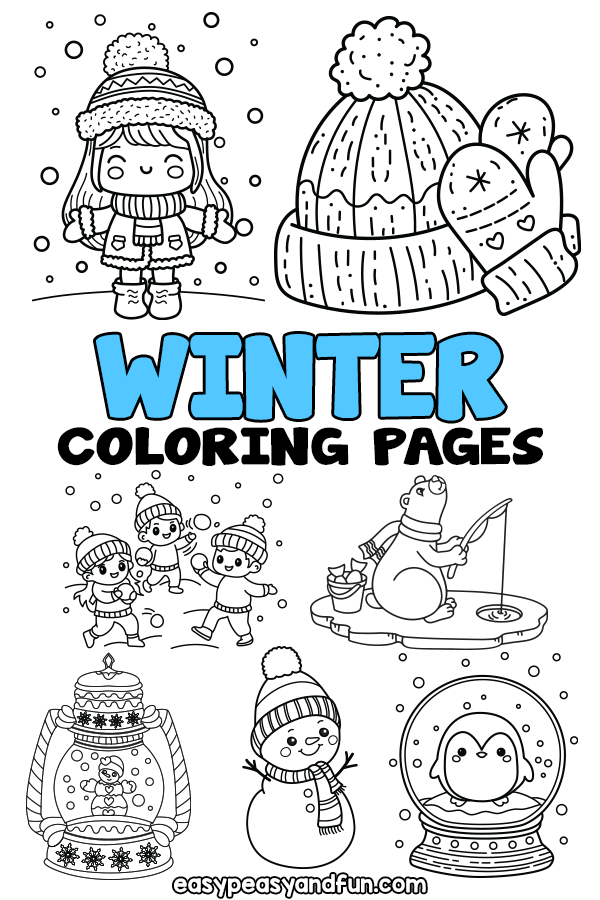 Winter Coloring Pages For Kids Printable