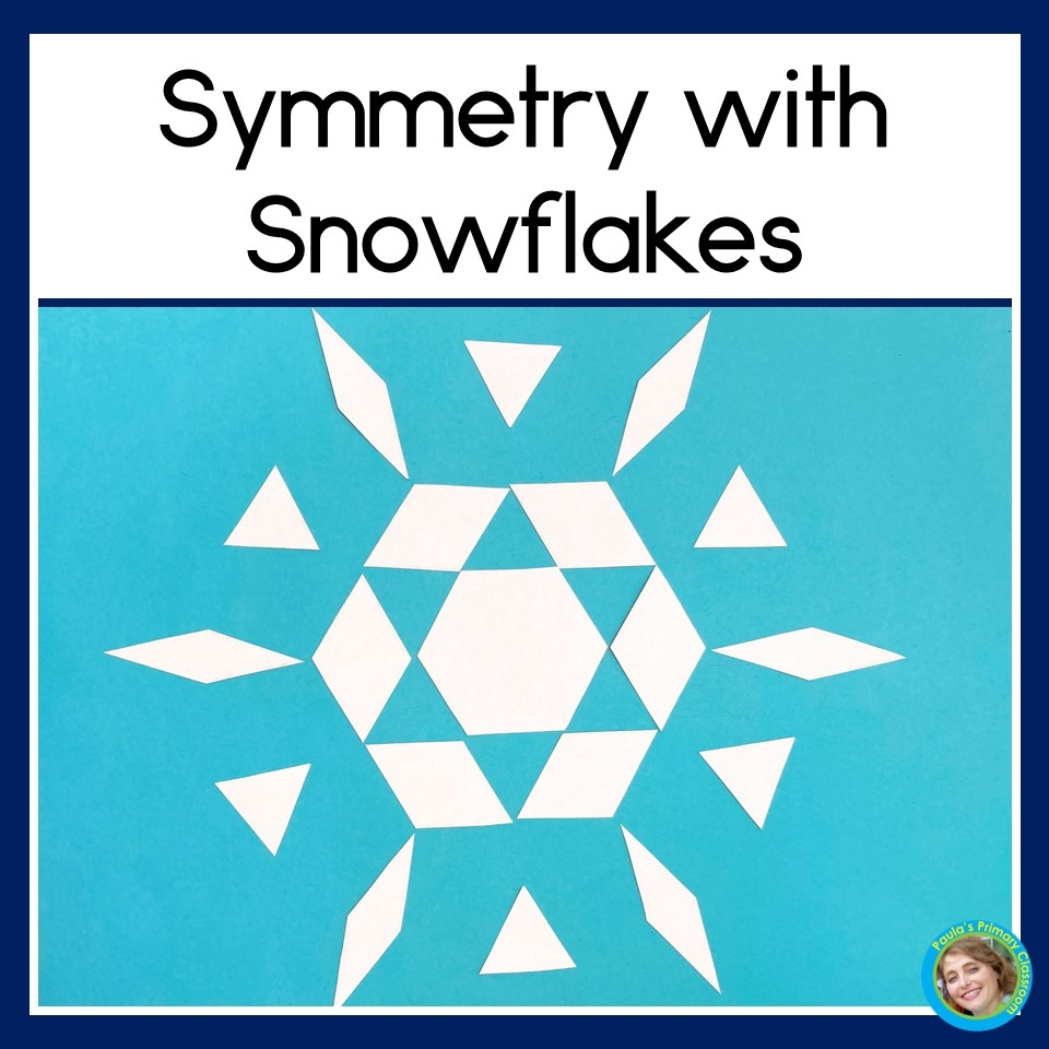 Winter Symmetry Snowflakes With Pattern Blocks Made By Teachers