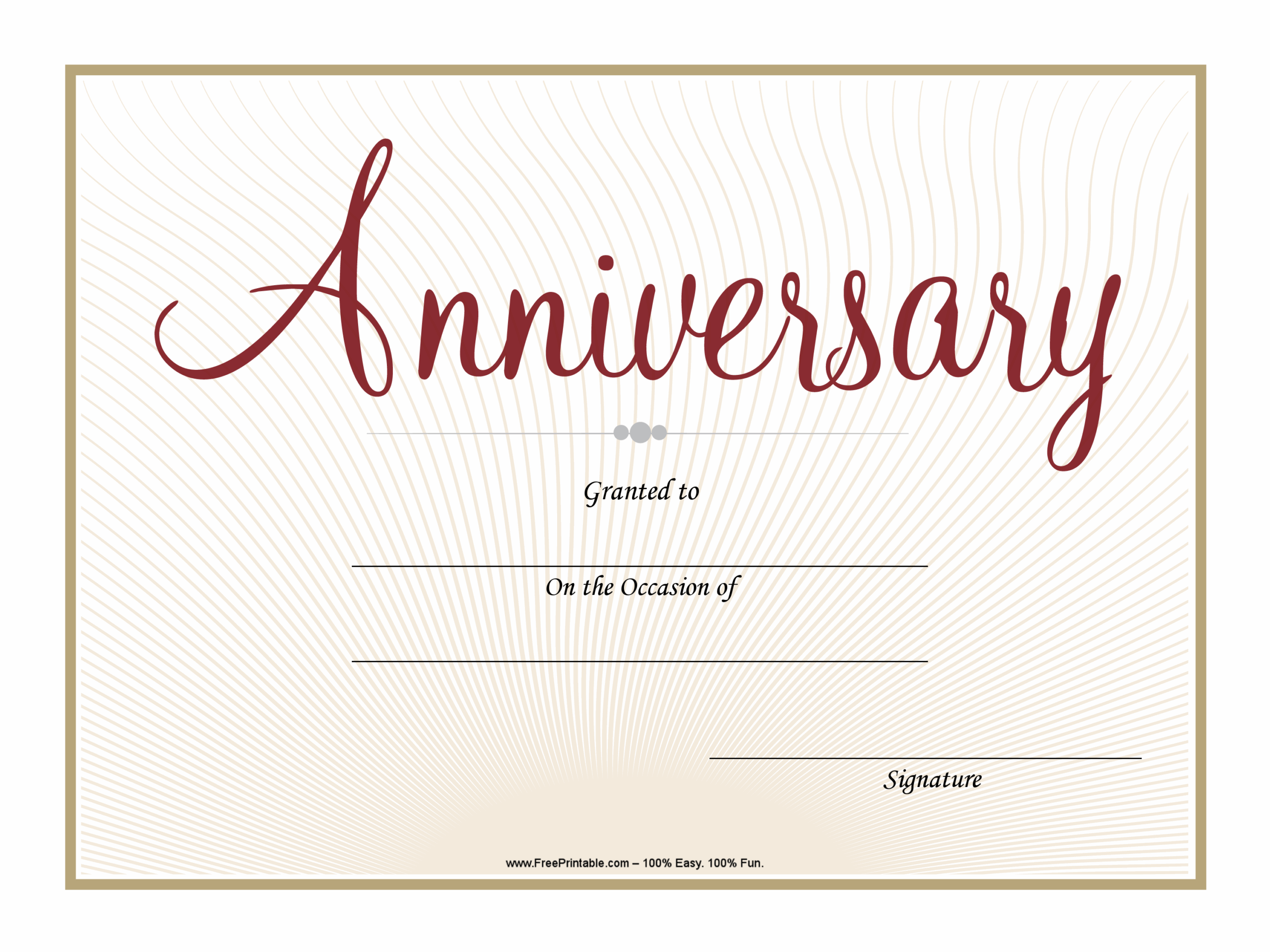 Work Anniversary Certificate Template Word Web Open Google Doc 