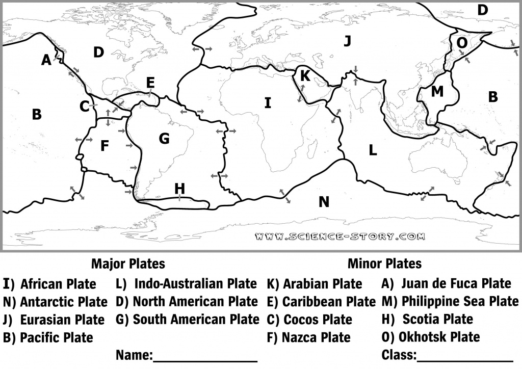 Free Printable Plate Tectonics Maps