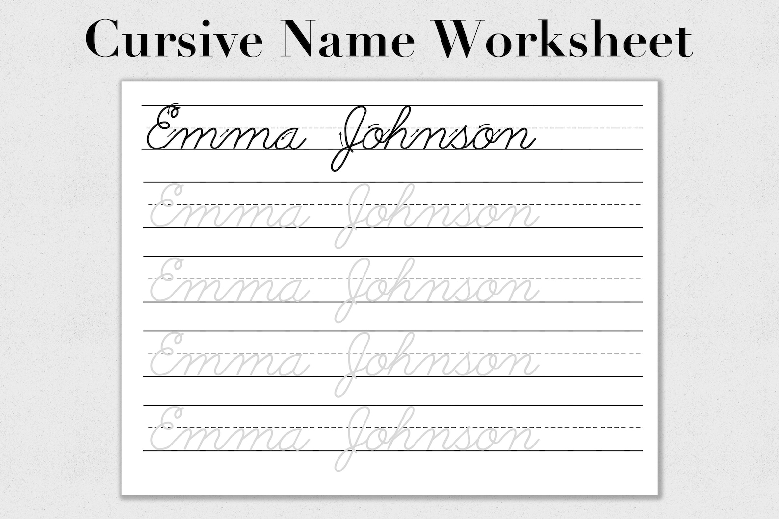 Write Your Name In Cursive Printable Dot To Dot Name Tracing Website