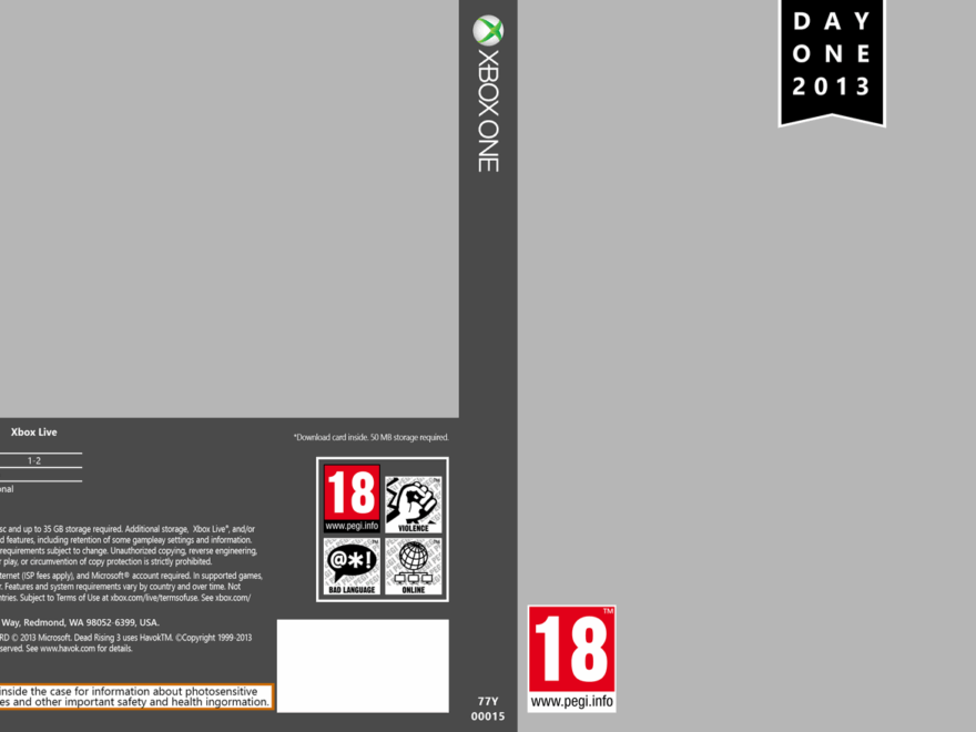 Xbox One Game Cover Template By Saikuro On DeviantArt