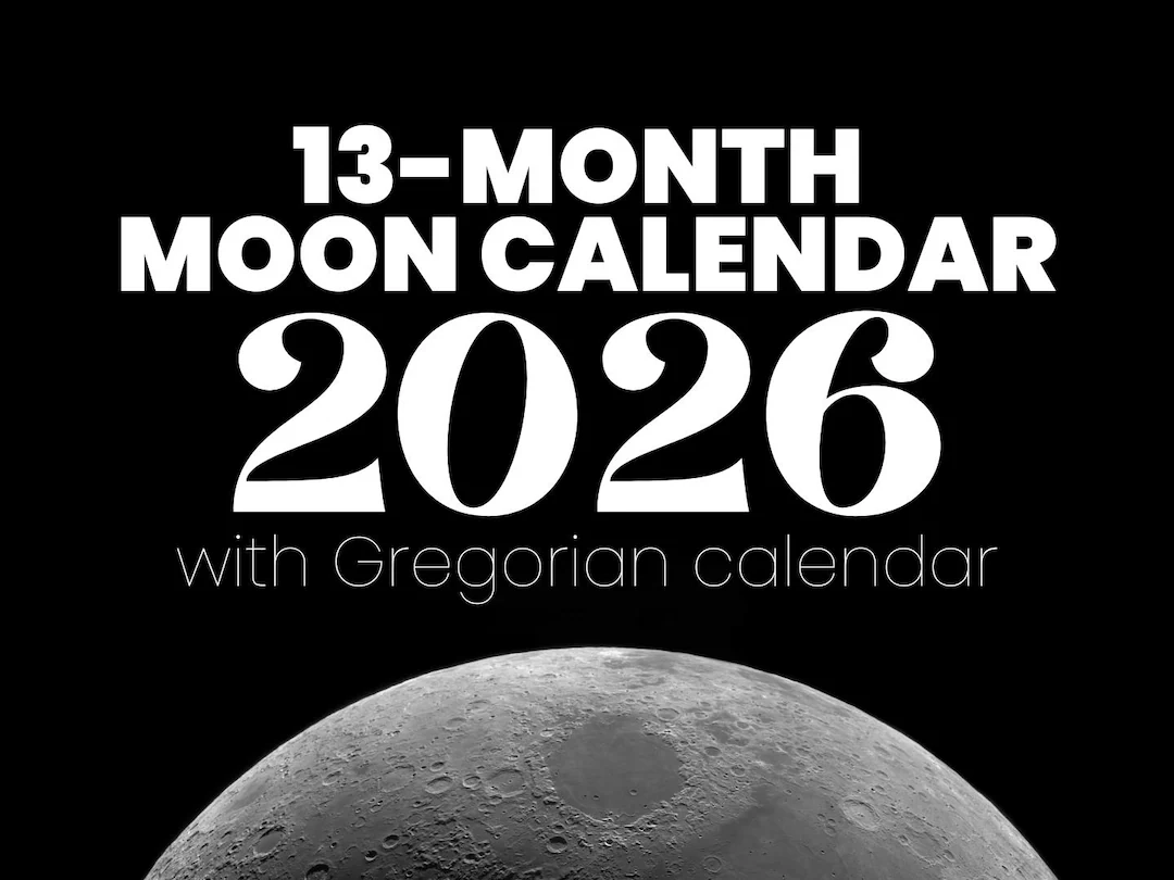13 Month Calendar With Gregorian Calendar 2026 Limited Edition 