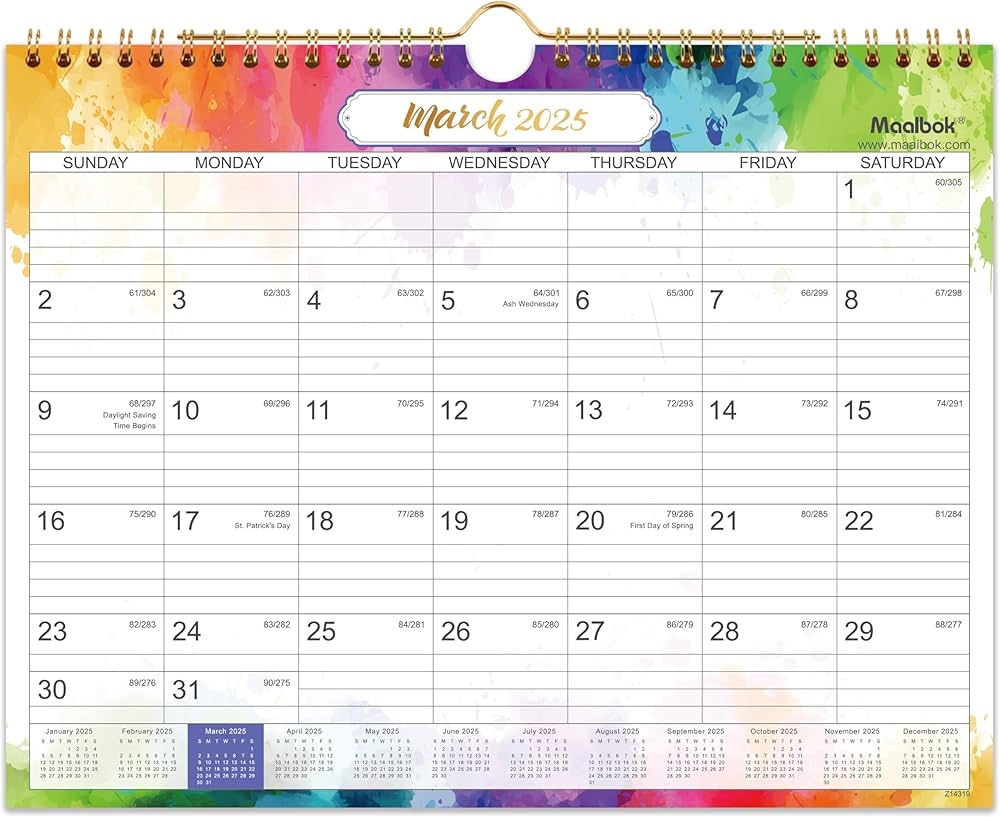 2025 2026 Calendar Mar 2025 Aug 2026 2025 2026 Wall 