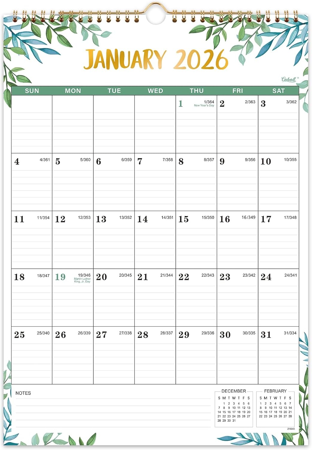 2026 Calendar 2026 Wall Calendar Vertical January Zimbabwe Ubuy