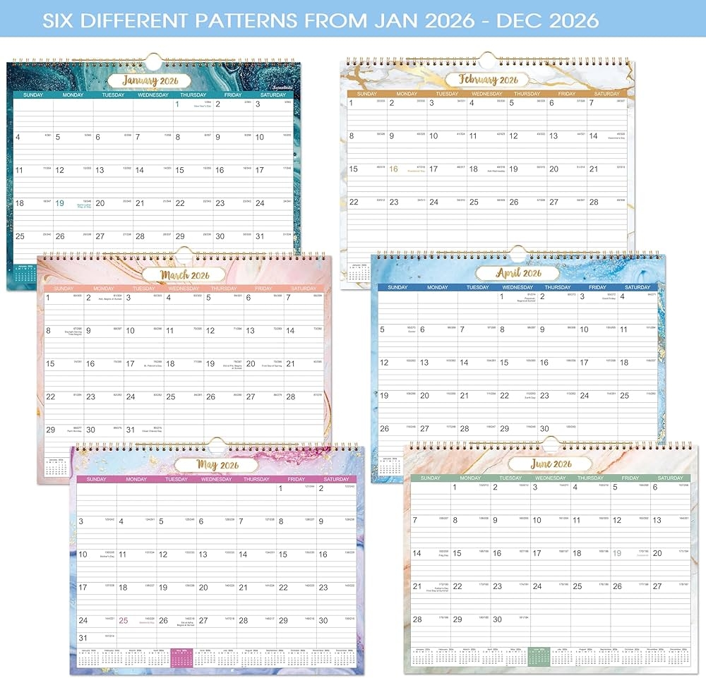 2026 Calendar 2026 Wall Calendar With Julian Date January 2026 