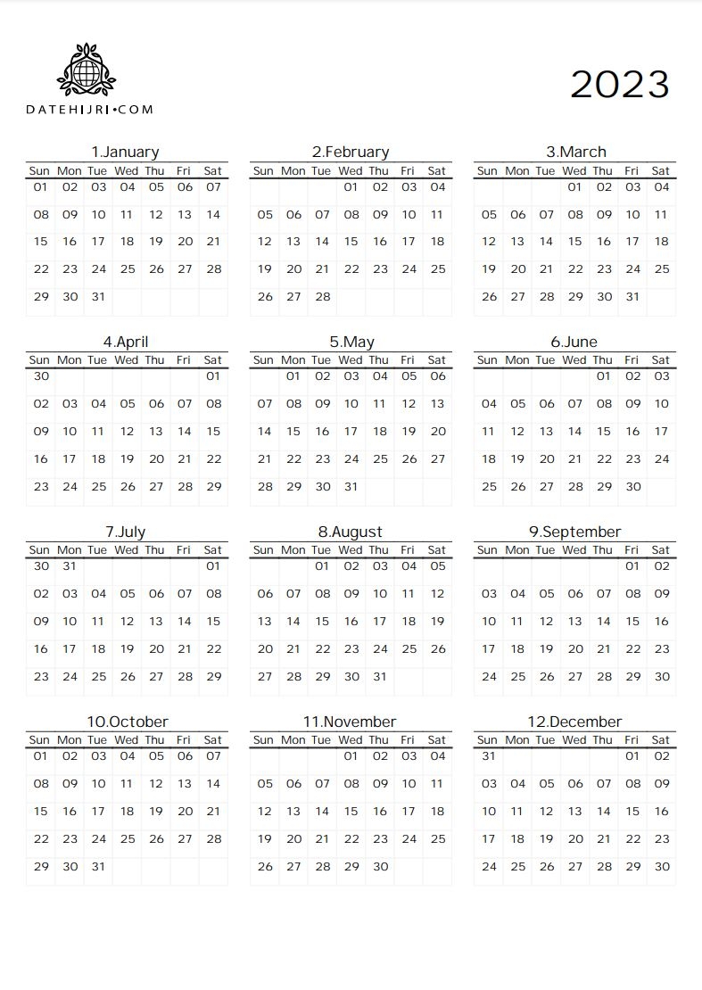 2026 Calendar Gregorian And Hijri