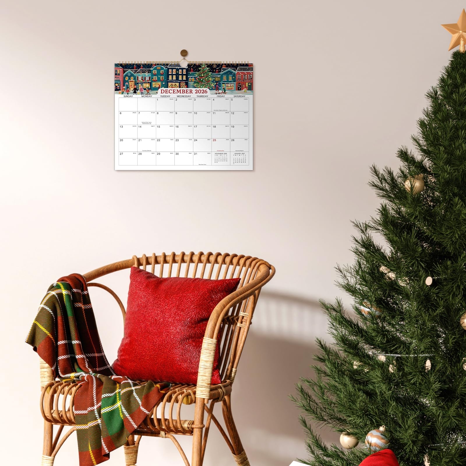 2026 Calendar Wall Calendar 2026 January 2026 December 2026 