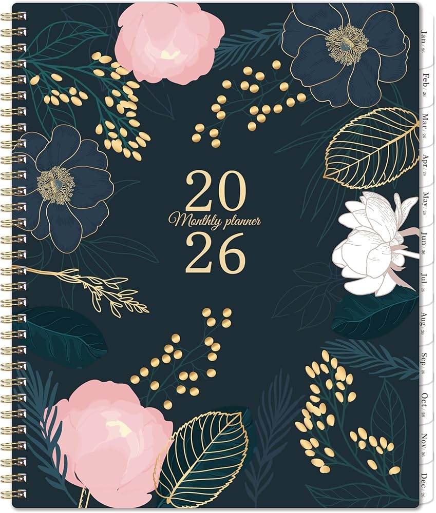 2026 Monthly Planner Monthly Planner Calendar 2026 January 2026 December 2026 9 X 11 Months Tabs Double Sided Pockets Twin Wire Biding 2026 Monthly Planner Monthly Planner Calendar 2026 January 2026 December 2026 9 X 11 Months Tabs Double Sided Pockets Twin Wire Biding