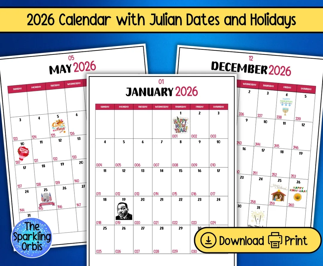 210 Day Of 2026 Julian Calendar
