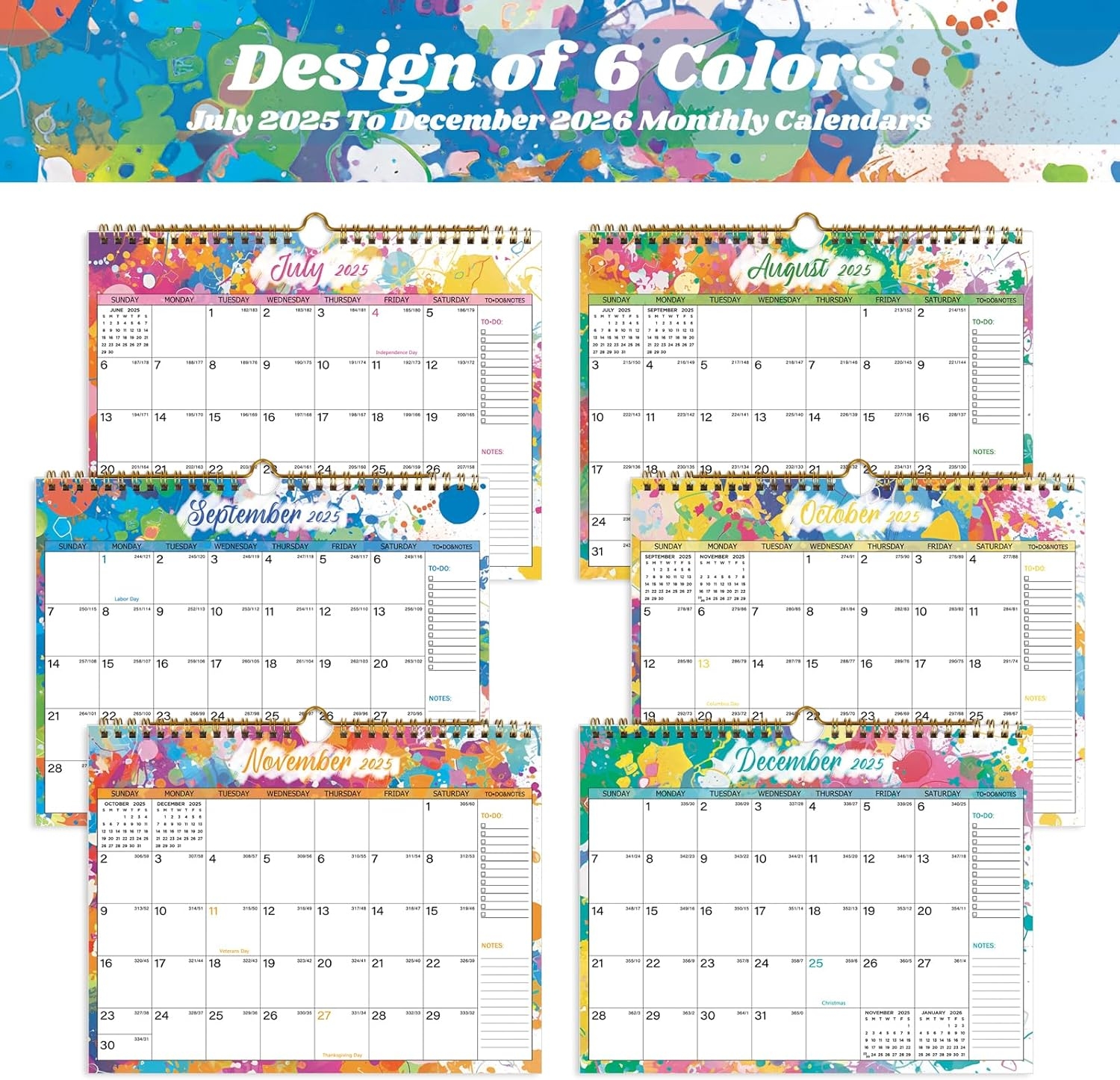 Calendar 2025 2026 18 Months Wall Calendar July Liberia Ubuy Calendar 2025 2026 18 Months Wall Calendar July Liberia Ubuy