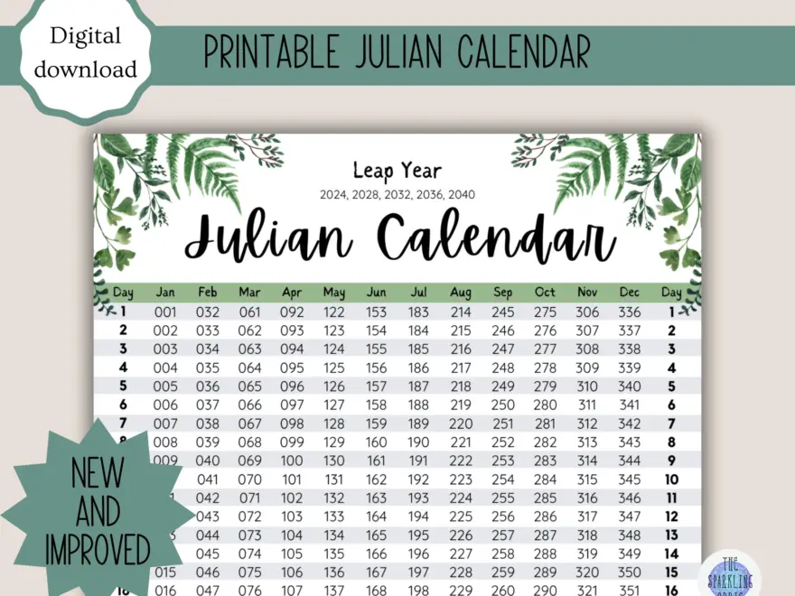 Date Calendar For Julian Date 210 2021 Julian Julian Date 230
