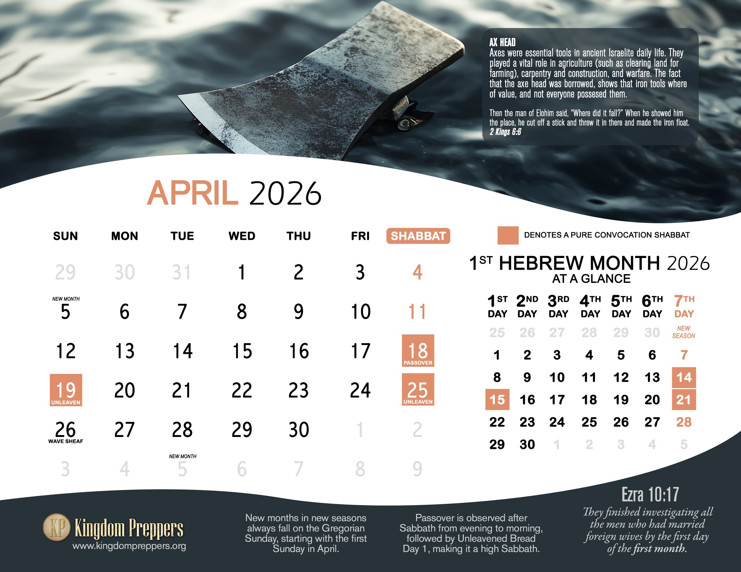 Hebrew Israelite Calendar 2026 2027 Kingdom Preppers