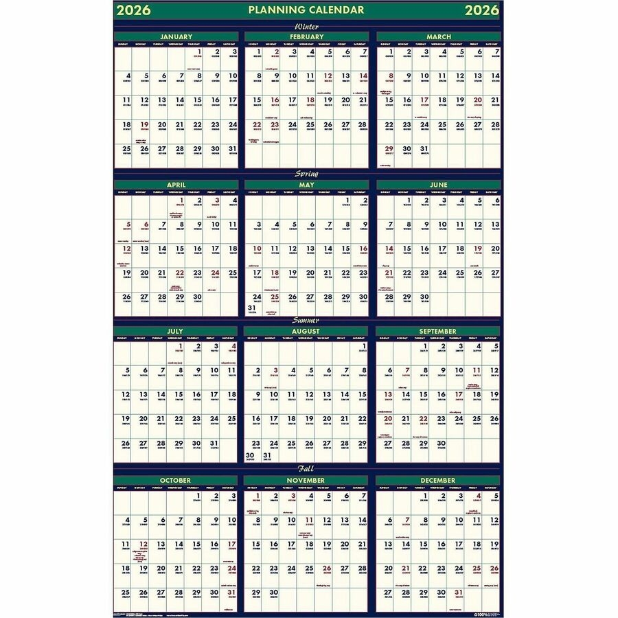2026 Reversible Julian Calendar
