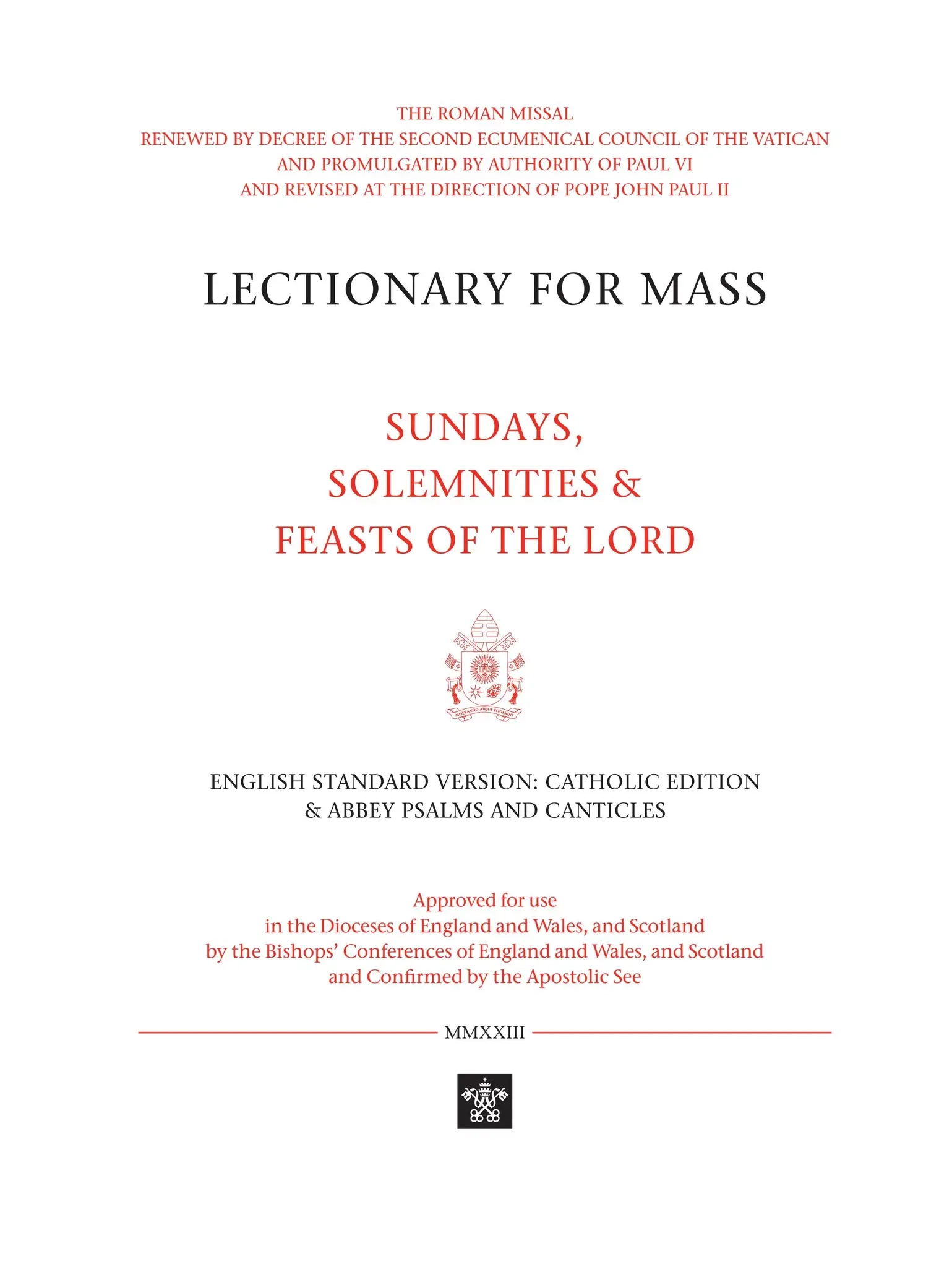 Lectionary 2026 New Revised Julian Calendar