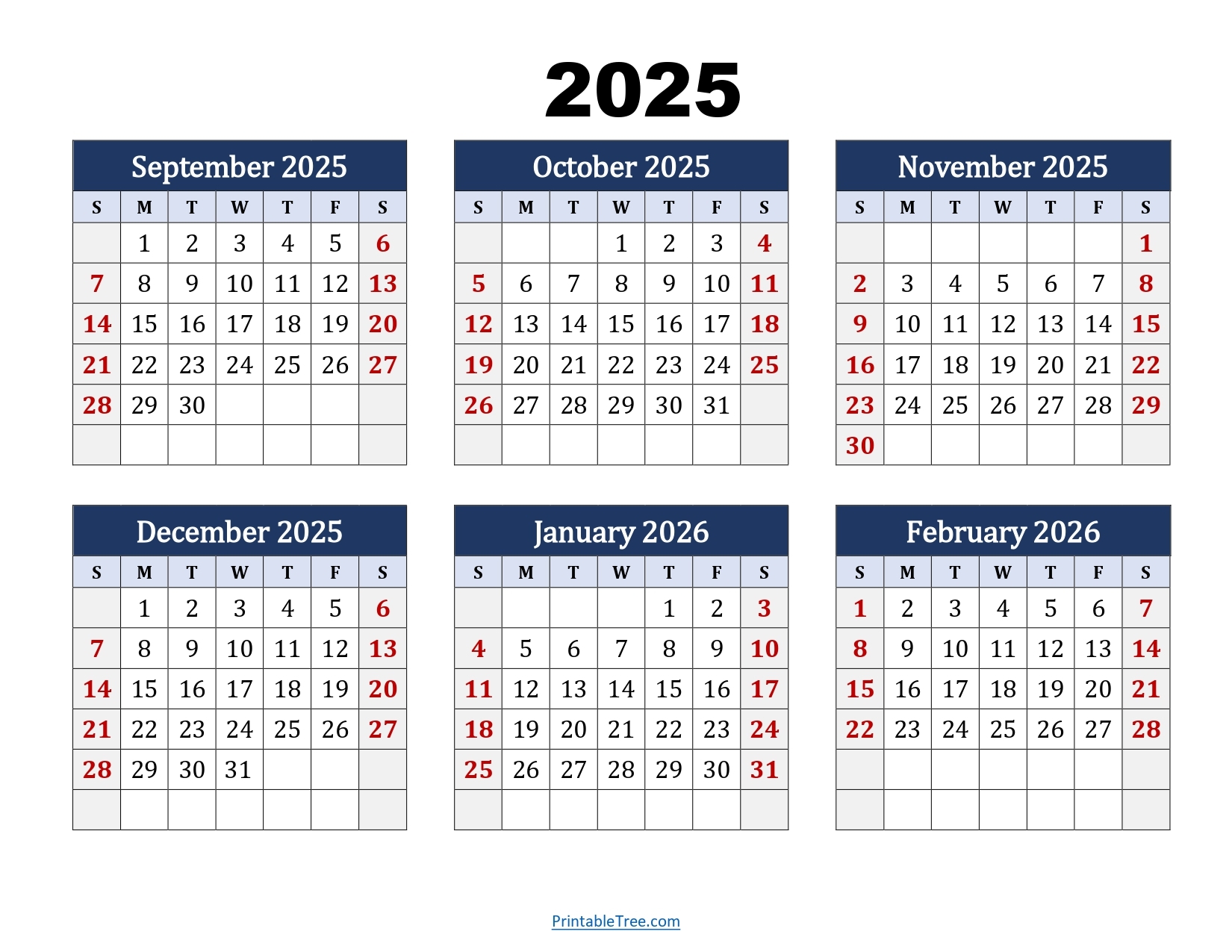 Julian Calendar September 2026