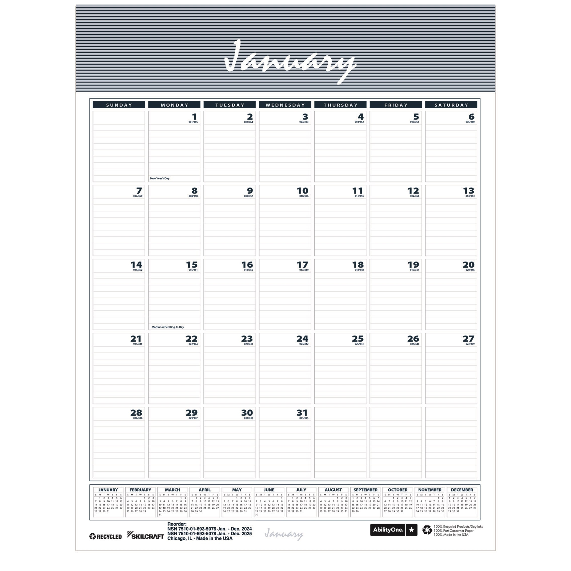 Julian Days Left 2026 Calendar